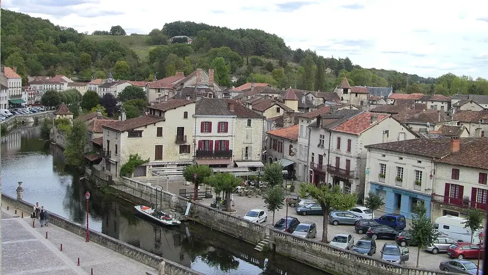 Vue de Brantôme en Périgord