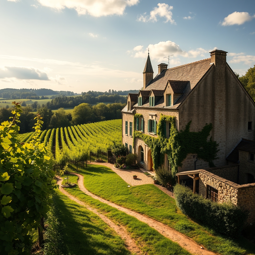 Gardonne, au cœur du vignoble bergeracois.