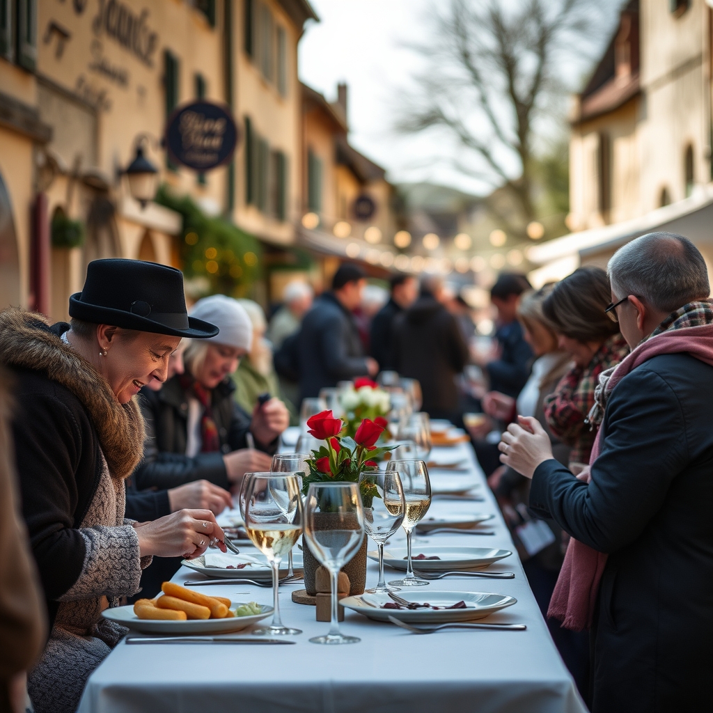 Coutumes et traditions : du marché de Sarlat à la table festive · traditions du perigord